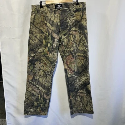 Pantalones de mezclilla camuflados MOSSY OAK BREAK-UP COUNTRY para hombre 36x32 caza de ciervos de colección Foto 1 de 4