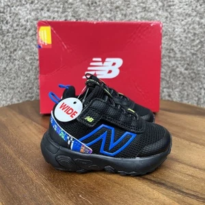 New Balance Size 2 Kids New-B 1440 Athletic Shoes Black Sneaker (Infant/Toddler) - Picture 1 of 10