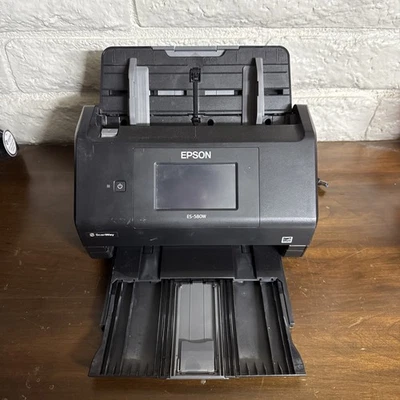 Epson Workforce ES-580W Wireless Color Duplex Document Scanner No Power Cord - Image 1 of 4