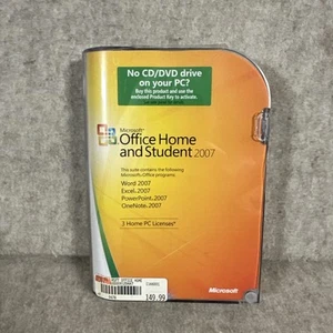 Microsoft Office Home and Student 2007 Word Excel PowerPoint OneNote mit Schlüssel - Bild 1 von 6