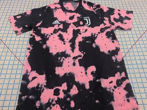 ADIDAS Juventus Soccer Jersey Pink Black 2019-2020 Pre Match Training Men's L~14 - Picture 1 of 9