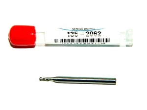 1/16" x 3/16" x 1-1/2" nariz de bola 2 flauta fresadora de extremo de carburo sólido hecha en EE. UU. 135 - Imagen 1 de 1
