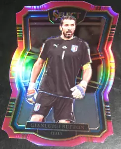 Panini Select Gianluigi Buffon 2017-18 troquelado rosa # 16/60 Prizm 2018 Italia - Imagen 1 de 3