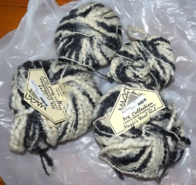 Lot of 4 (274gr) MaggiKnits Irish MK Collection Maggi's  Wool Slub - Image 1 of 4