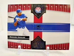 RICHARD HIDALGO #1/5 Black Impressions 2005 Donruss Champions #295 Texas Rangers - Picture 1 of 2