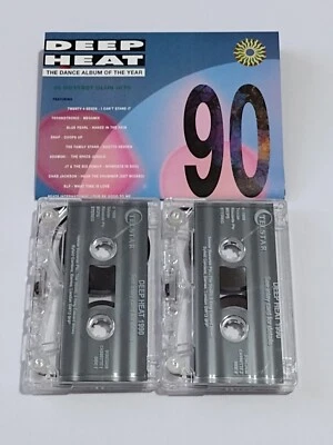 Deep Heat 90 Dance Music Double Cassettes UK 1990 TELSTAR STAC 2438 - Image 1 of 4