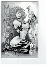 Hellina Hell's Angel #2 Platinum Edition 1996 w/COA #219 of 2700 Copies Made