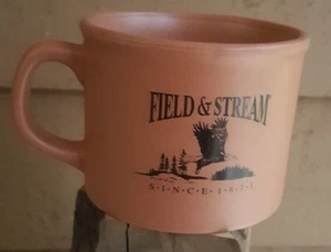 FIELD & STREAM OUTDOOR ADVENTURES OVERSIZED TERRA COTTA CAMPFIRE COFFEE MUG - Picture 1 of 7