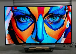 3D + 4K Samsung UN78HU9000F 78” Curved TV + Free 3 -Year Home Warranty + Glasses - Picture 1 of 24