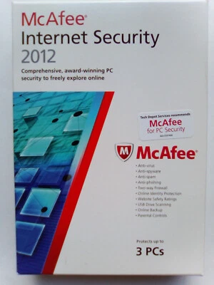 McAfee Internet Secuity 2012 (para hasta 3 PC) Foto 1 de 3