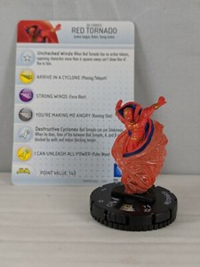 Red Tornado DC Comics Hero Clix Teen Titans 046 Super Rare Card