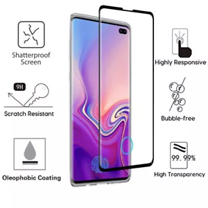 Protector de Pantalla para Samsung Galaxy S10 E Premium Vidrio Templado CUBIERTA COMPLETA 9H - Imagen 1 de 9