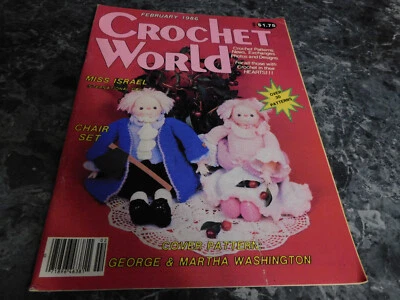 1986 年 2 月钩针世界杂志 — 第 1/2 张图片