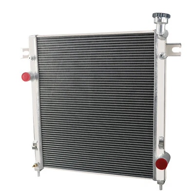 Radiador de aluminio de 3 filas apto para Jeep Liberty 08-2012 3,7 L V6 gasolina MT 2009/2010 Foto 1 de 4