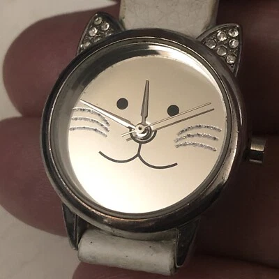 Cat Watch Mirrored Face NEW BATTERY  - Image 1 of 4