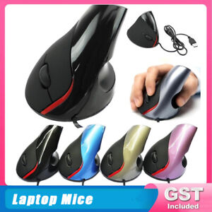 Wired Ergonomic Mouse 5D 1200DPI  Vertical Laptop Optical Mice For Computer PC