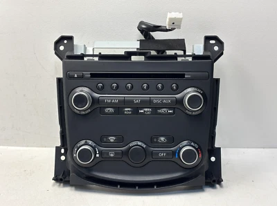 2012-2014 Nissan 370z Dash Radio Audio Navigation Climate Control Panel PO31 OEM - Image 1 of 4
