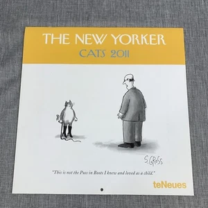 The New Yorker Wall Calendar Cats 2011 Unused Unsealed teNeues - Imagen 1 de 8
