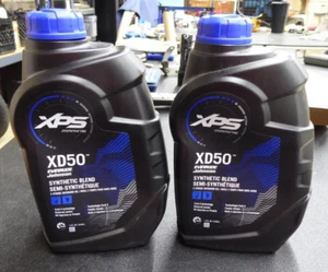 2 QT XPS Marine XD50 Synthetic Blend Oil BRP Johnson Evinrude 2-Stroke Outboard - Picture 1 of 2