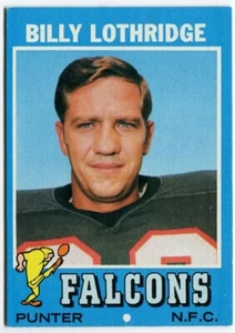 1971 Topps #29 Billy Lothridge Atlanta Falcons - Bild 1 von 2
