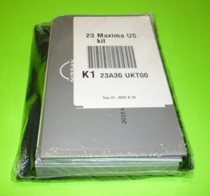2023 NISSAN MAXIMA OWNERS MANUAL SET GUIDE 23 +case SV SR PLATINUM NEW - Picture 1 of 1