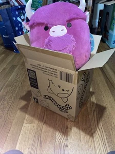 Squishmallows Purple Bull Dave - Picture 1 of 5