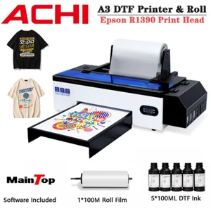 A3 DTF Printer UV Priter Direct to Film For T-shirt Printing & Epson R1390 Head - Bild 1 von 8
