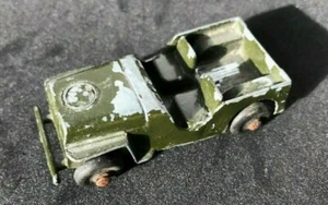  VINTAGE ANTIQUE TOOTSIE DIECAST LAND ROVER SAFARI JEEP  - Picture 1 of 8