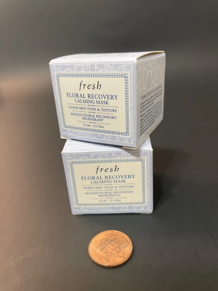 FRESCO “RECUPERACIÓN FLORAL”: DÚO DE MASCARILLA CALMANTE .5 fl oz x 2 / Muestras de lujo más grandes Foto 1 de 1