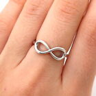 925 Sterling Silver Infinity Design Ring Size 6 1/4