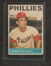 1964 Topps Venezuelan #135 Johnny Callison, Philadelphia Phillies, Poor, Rare!