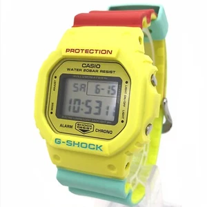 G SHOCK DW 5600CMA Breezy Rasta Multicolor Watch CASIO Japan Limited Used - Picture 1 of 8