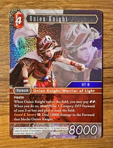 Final Fantasy TCG Opus 21 Beyond Destiny Onion Knight 21-125S *FOIL* Starter DFF - Picture 1 of 2