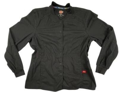 Camisa Dickies Para Mujer Negra Manga Larga Original Trabajo Xtreme Elastizada Talla L Foto 1 de 4