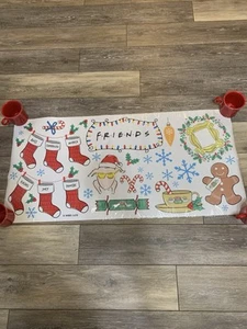 Amici TV Show Finestra Attacchi Decorazioni Natalizie Chandler Rachel Central Perk - Foto 1 di 10