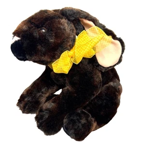 F.A.O Schwarz Plüsch Hase Kaninchen Braun Schlappohren Stofftier Spielzeug Baby Geschenk - Bild 1 von 9