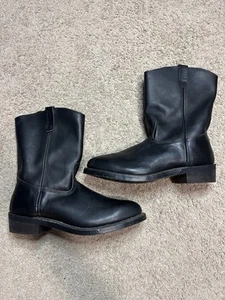 Botas Red Wing Pecos De Colección Cuero Negro Para Hombre 14 B Modelo 1116 Hechas en EE. UU. NUEVAS - Imagen 1 de 8