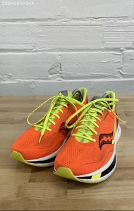 Saucony Vizi Orange Endorphin Pro Running Shoes - Size 9 - Picture 1 of 8