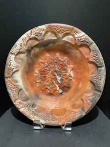 Gipsschale 10 Zoll Durchmesser signiert von Walking Bear 2010 Geschenk - Bild 1 von 10