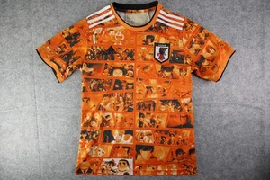 Adidas Japan JFA Shirt Uomo Medium Anime Manga Grafica Calcio Marvic 5 Rara - Foto 1 di 10