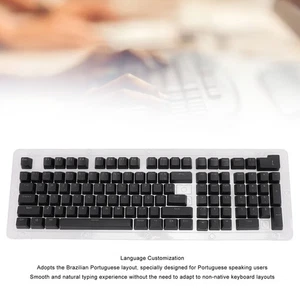 110 Keys Keyboard Keycaps Backlight Translucent Portuguese Keyboard Keycaps High - Picture 1 of 24