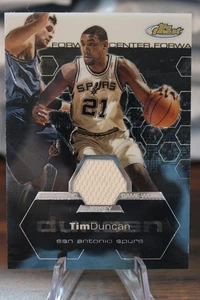 2002-03 Topps Finest TIM DUNCAN Game Worn Patch /999 card #126 San Antonio Spurs - Picture 1 of 2