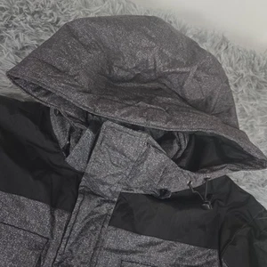 CB Sport OMC188H Mens Medium Gray Full Zip Removable Hood Ski Jacket - Picture 1 of 8