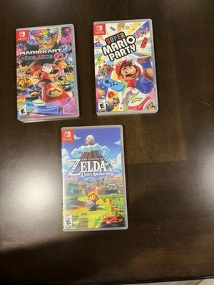 Super Mario Party + Mario Kart 8 Deluxe + Legend Of Zelda Link's Awakening  - Изображение 1 из 3