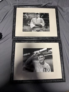 1915 Ty Cobb Framed Babe Ruth Photo Baseball Antiquities-Tigers/Yankees - Picture 1 of 5