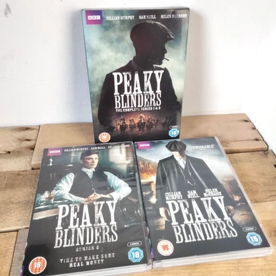 Peaky Blinders the Complete Season 1 & 2 Box Set DVD - Very Good Condition - Image 1 of 4