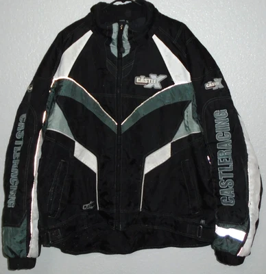Castle X Black Size 3XL Snowmobile Winter Jacket Racewear - Image 1 of 3