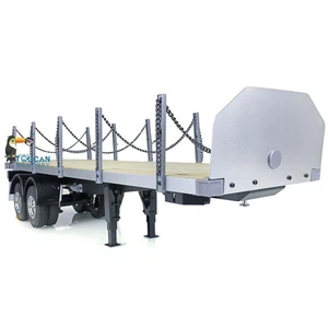Low Price TOUCAN 1/14 2Axle RC Tractor Flatbed Semi Trailer Truck for DIY TAMIYA - Picture 1 of 12