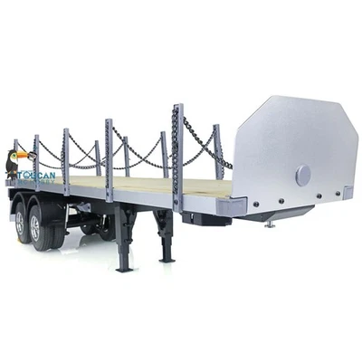 Low Price TOUCAN 1/14 2Axle RC Tractor Flatbed Semi Trailer Truck for DIY TAMIYA - Image 1 of 4