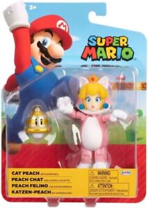 Super Mario: Cat Peach w/ Super Bell 10cm Figure